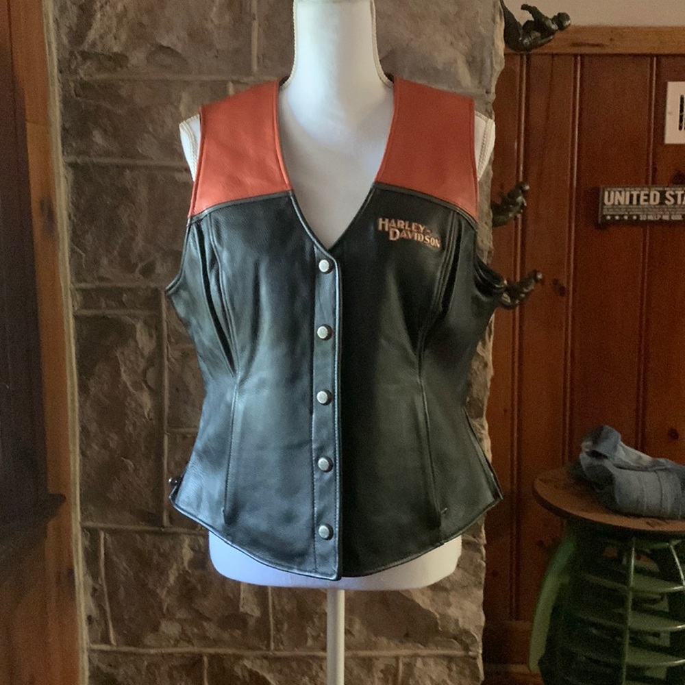Harley-Davidson Leather Vest XL